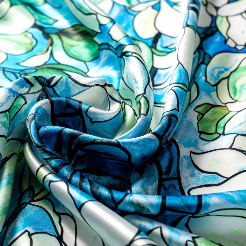 Silk Scarf Laura Biagiotti Volare turquoise