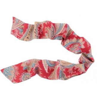 Luxury gift: Marsala Silk Scarf and Bow