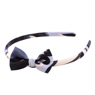 Headband cu fundiţă Ungaro graffic grey