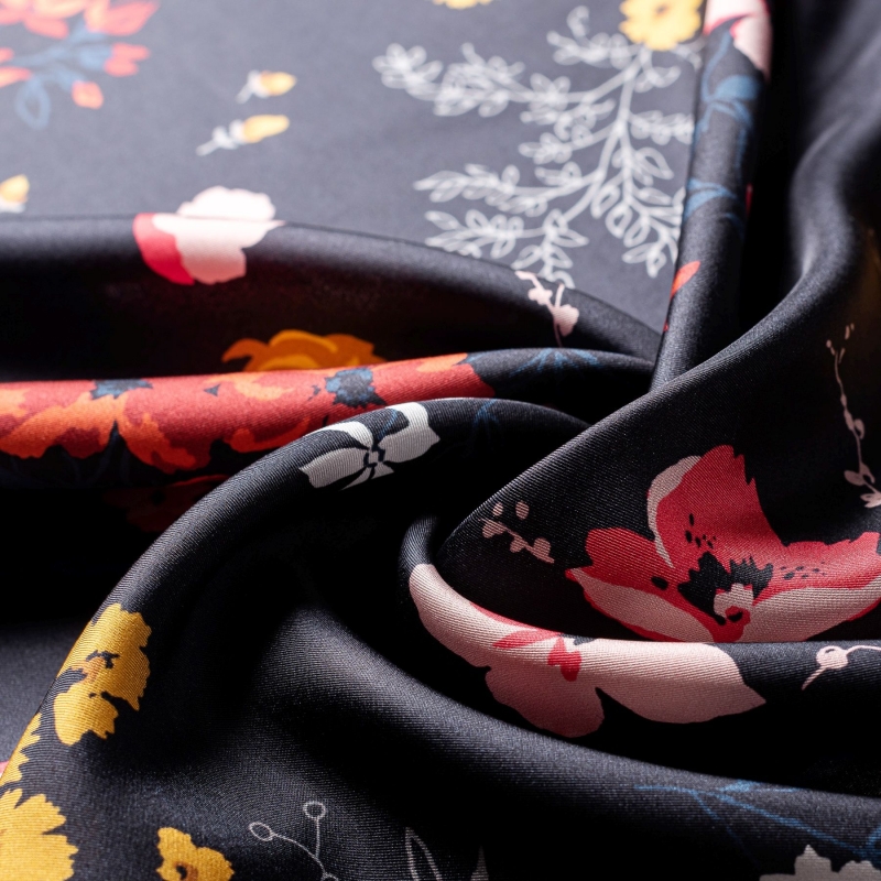 Esarfa matase twill Catching Moments pink