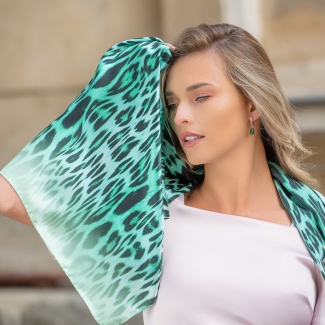 Sal matase Animal Print Light green