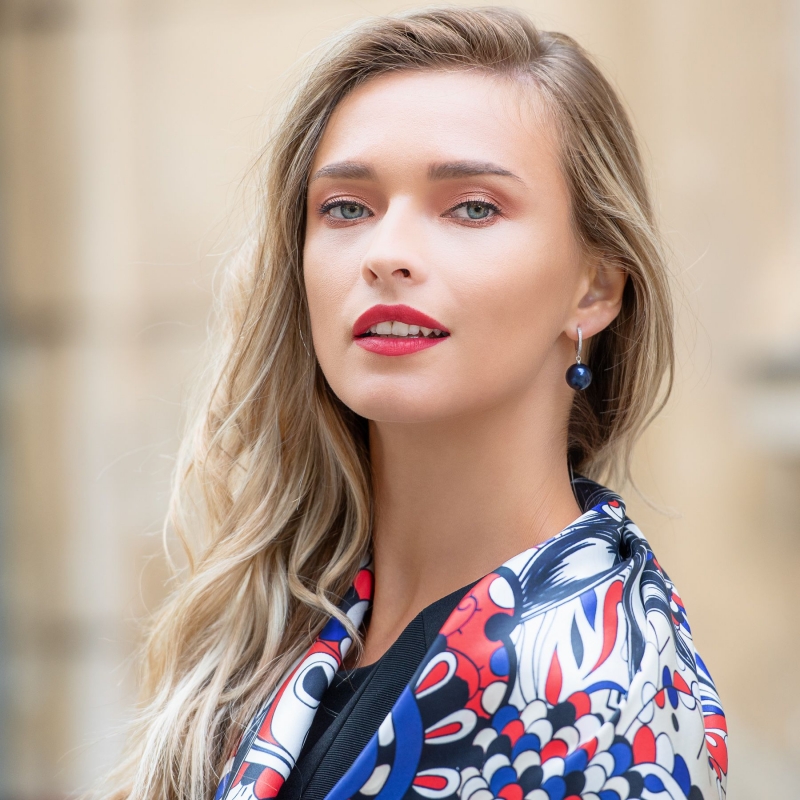 Esarfa matase twill NY Street Style