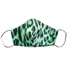 Masca matase Animal Print Light Green