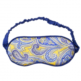 Masca matase pentru dormit Beauty London Paisley 2 blue light