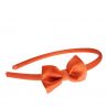 Headband portocaliu cu fundiţă