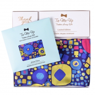 Gift Scarf and Mask Matase Flying Colors yellow