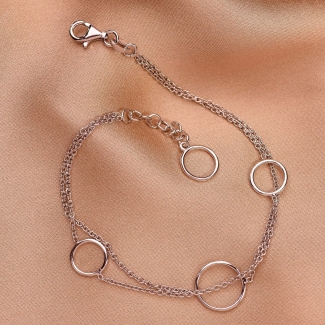 Sterling Silver Bracelet Be with you