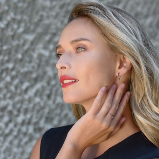 Inel reglabil argint I like it!