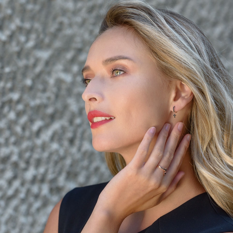 Inel reglabil argint I like it!