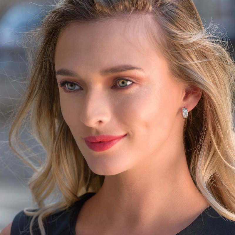 Cercei argint Beverly Hills basic silver