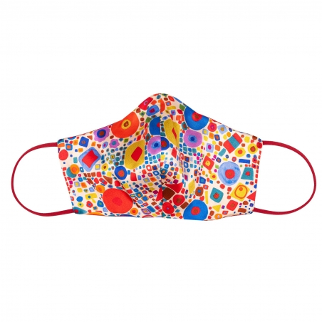 Silk mask Flying Colors red