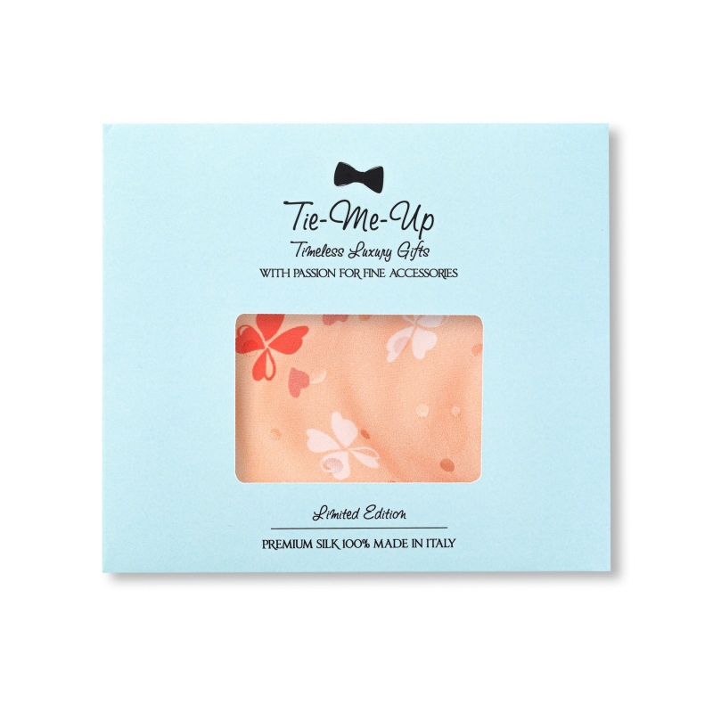 Silk mask Pretty Lucky Coral