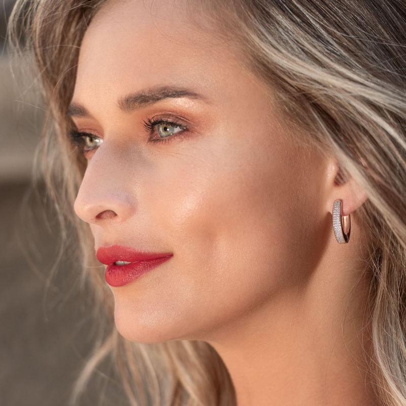 Cercei argint Midday Vanity