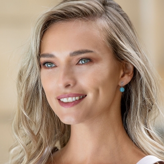 Sterling Silver Earrings Heart angelit