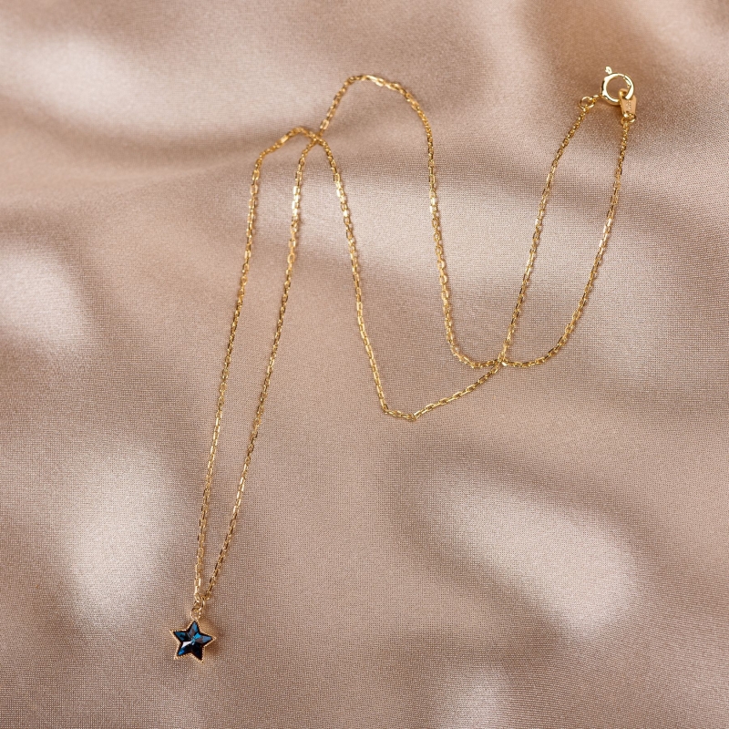 Colier argint Guiding Star