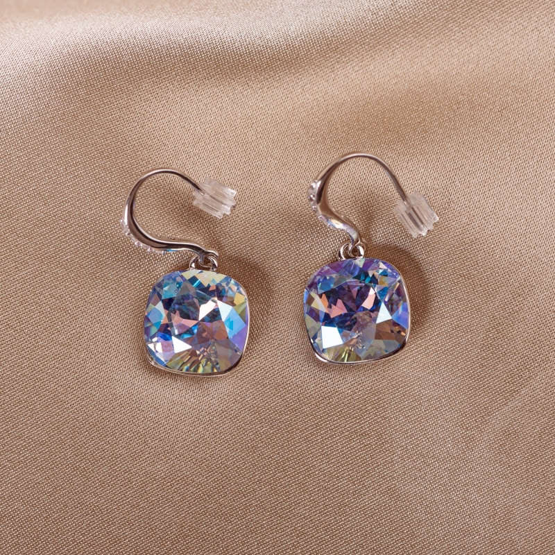 Sterling Silver Earrings Blue Shade