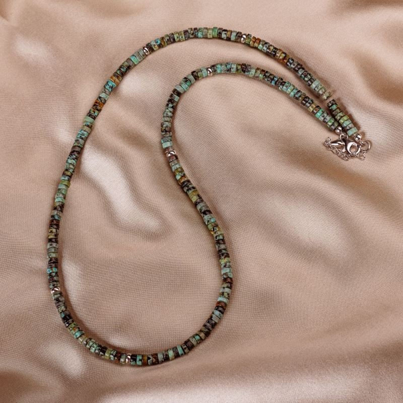 Sterling Silver Bracelet So Cool 2 in 1 african turquoise