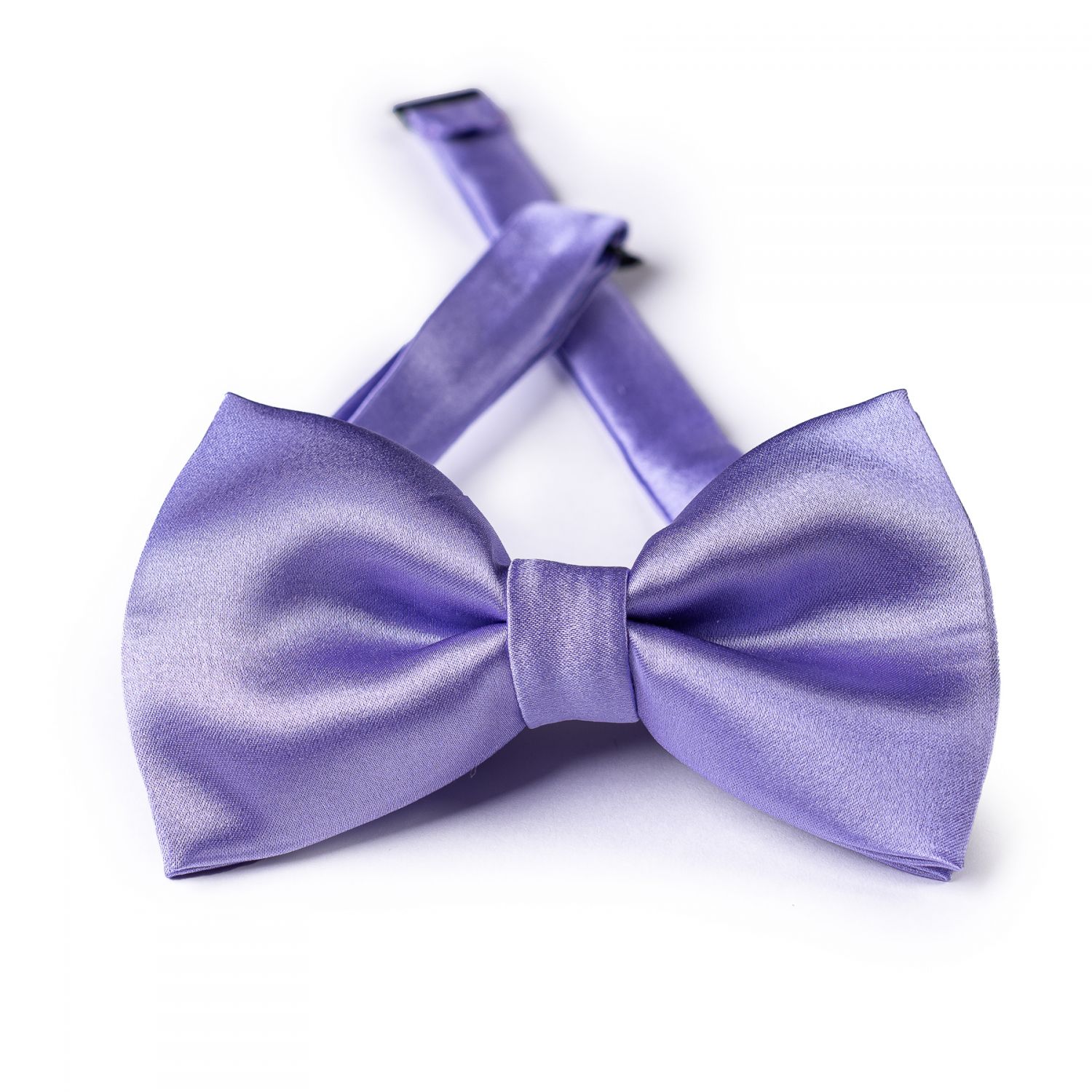 Light purple silk bow tie