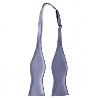 Self-Tie Bow Tie Silk souris grey