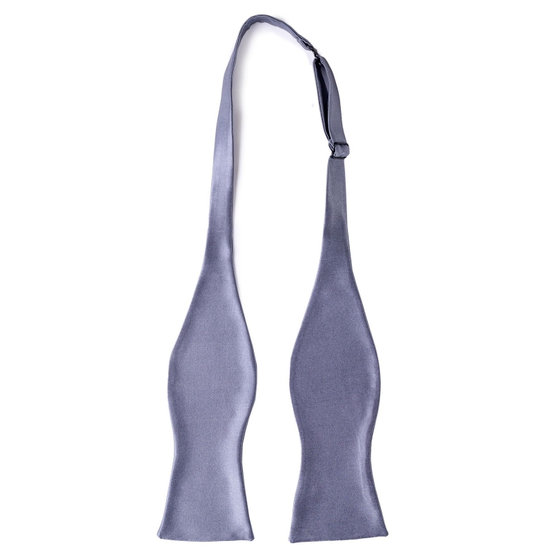 Self-Tie Bow Tie Silk souris grey