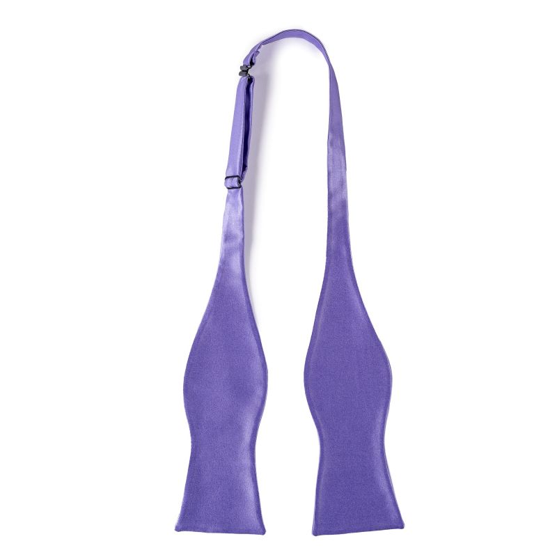 Self-Tie Bow Tie Silk light purple