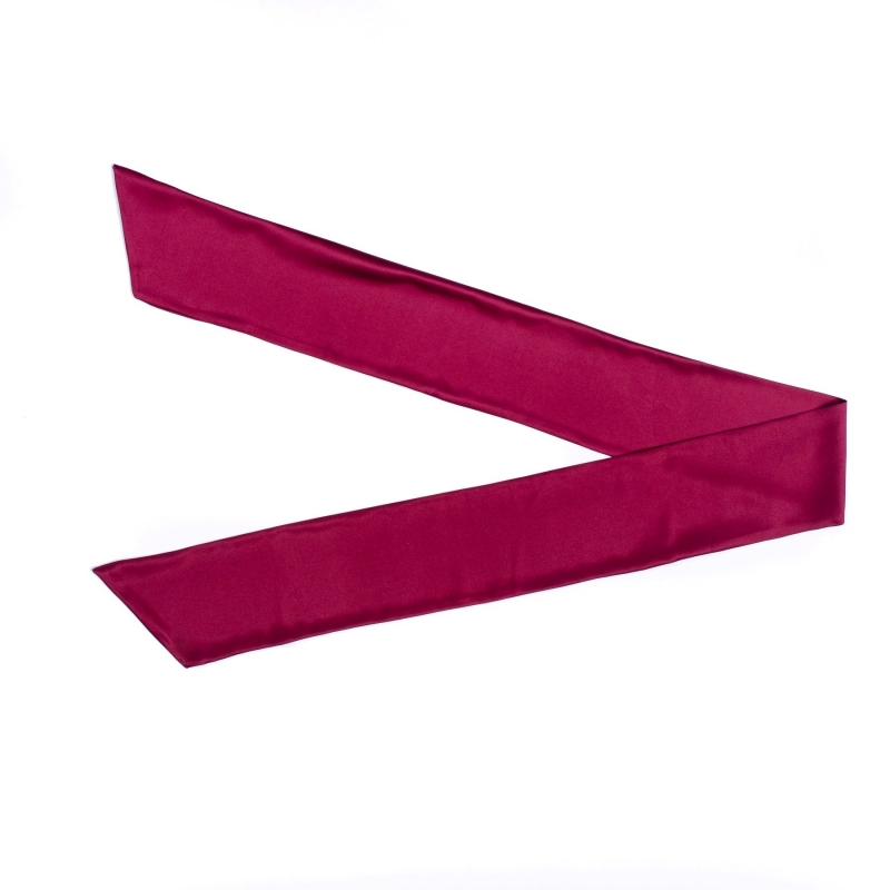 Long Silk Scarf burgundy