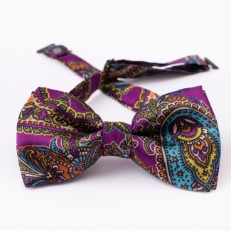 Papion barbati London Paisley 9  purple