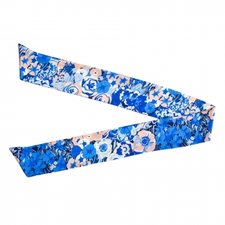 Long Silk Scarf Belle de Nuit