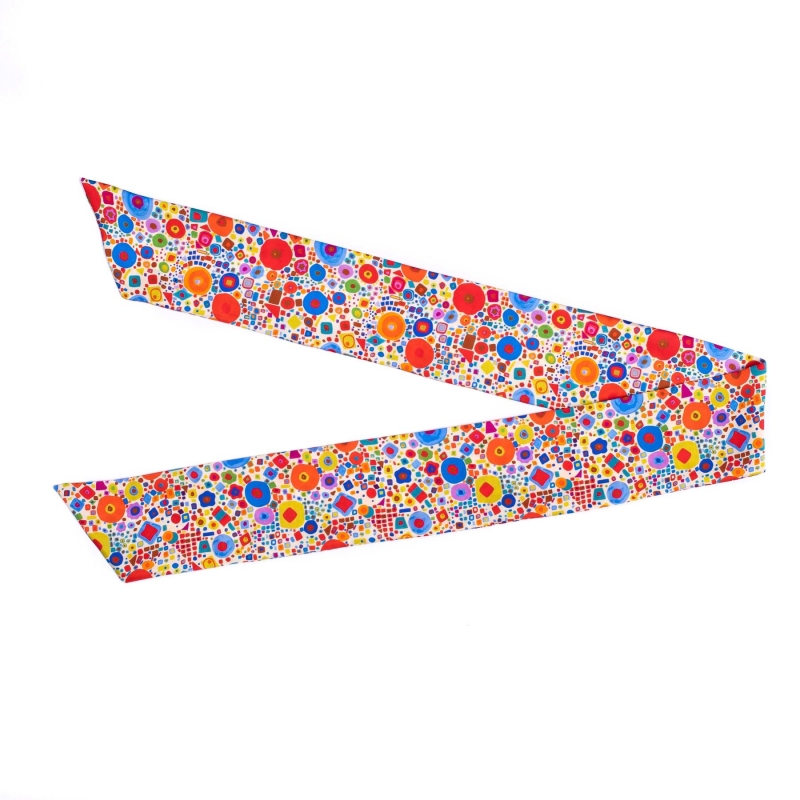 Esarfa matase Flying Colors red