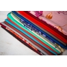 Wool Scarf Mila Schon bej blue roses
