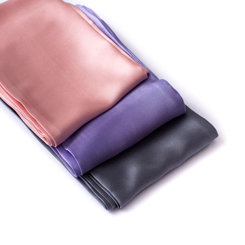 Long Silk Scarf souris grey