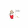 Hair Rose matase Flying Colors red
