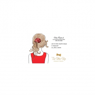 Savanna morning silk Hair Rose