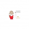 Savanna morning silk Hair Rose