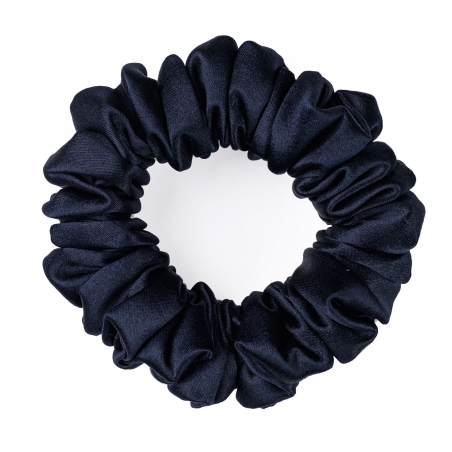 Navy silk Scrunch Hair Twist
