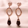 Sterling Silver pink Earrings Notte a Venezia
