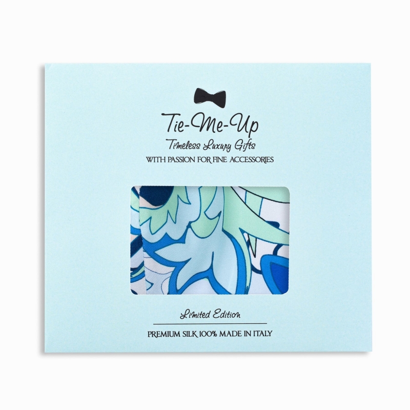 Silk mask Pucci Style mint