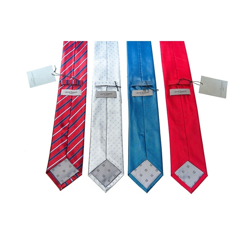 Cravata matase grey drops Laura Biagiotti