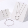 Gift Sterling 925 Silver Earrings, Necklace and Bracelet Be with you