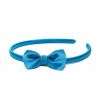Headband with bow blue marine