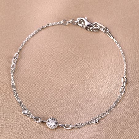 Sterling Silver Bracelet Romance