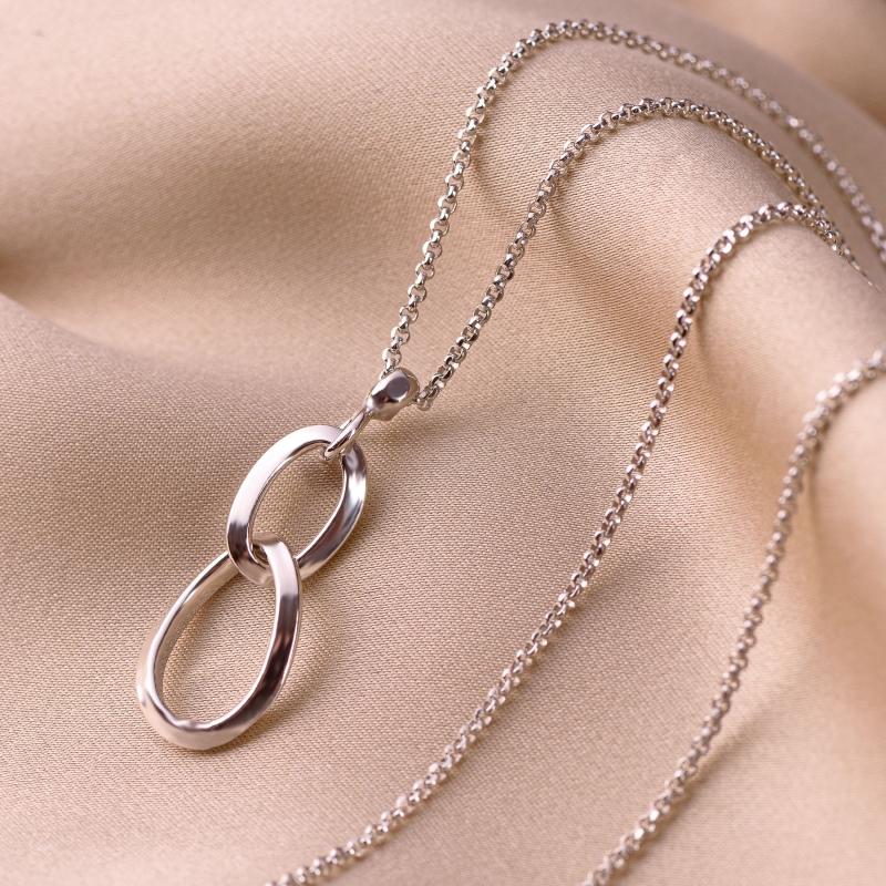 Sterling Silver Necklace Connected