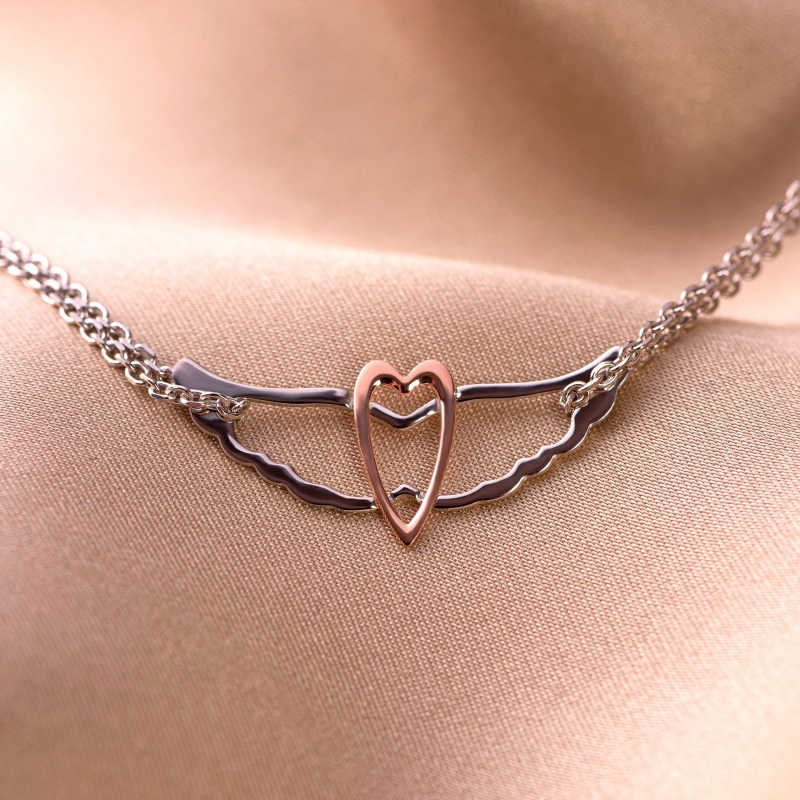 Bratara argint Angel Heart
