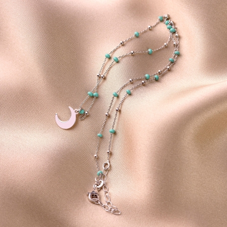 Colier argint La Luna