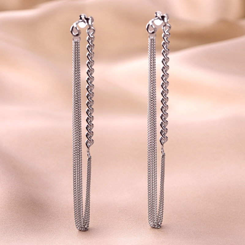 Sterling Silver Earrings Italian Way