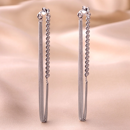 Sterling Silver Earrings Italian Way