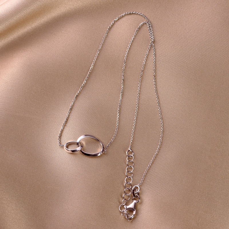 Colier argint Almost Infinity