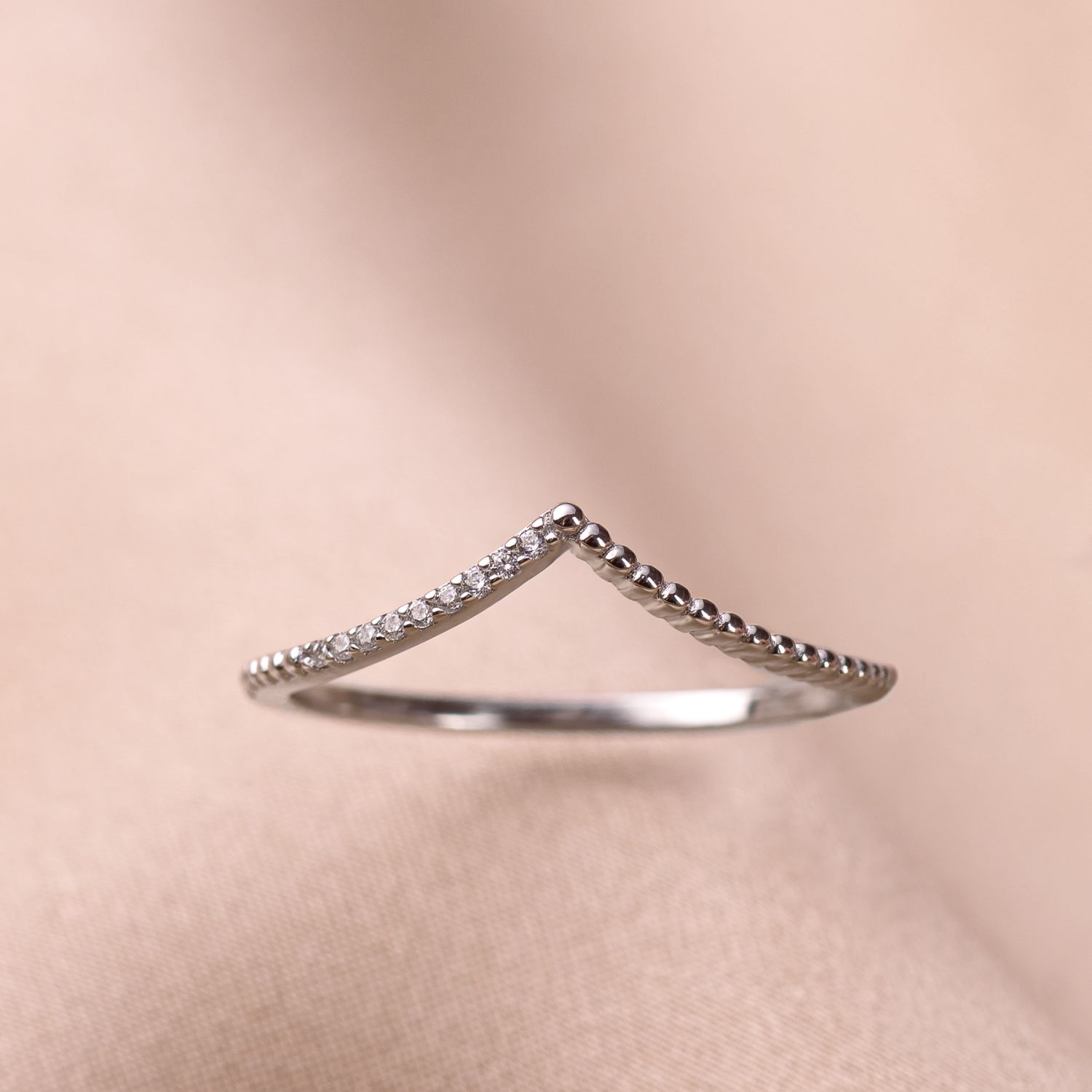 Sterling Silver Minimal Solitaire