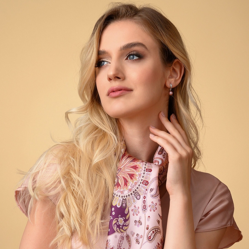 Swarovski Lovely Pearls silver earrings