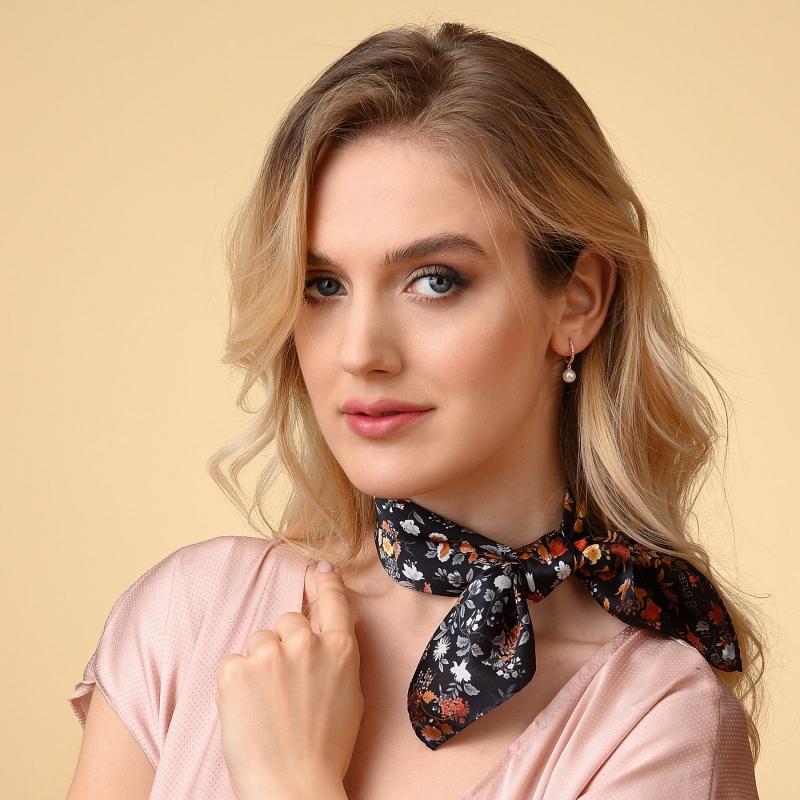 Cercei argint roz Pearl Vibe